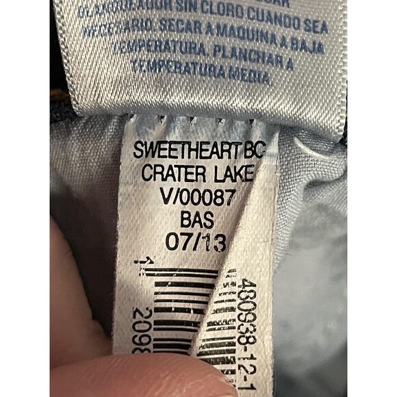 Old Navy The Sweetheart Jeans Womens 6 Short Blue Bootcut Mid Rise Stretch - Picture 12 of 12